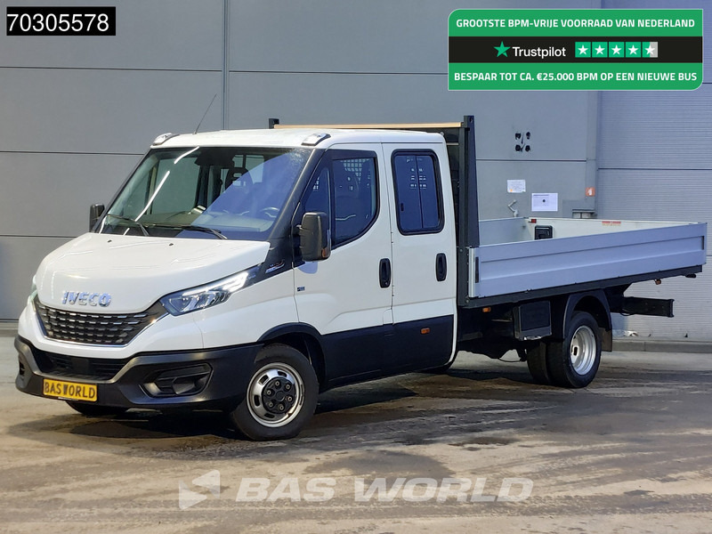Iveco Daily 35C18 3.0L Automaat Dubbel Cabine Open Laadbak Dubbellucht LED Airco Cruise Euro6 Pritsche Pickup Airco Cruise control - Flatbed van: picture 1 Iveco Daily 35C18 3.0L Automaat Dubbel Cabine Open Laadbak Dubbellucht LED Airco Cruise Euro6 Pritsche Pickup Airco Cruise control - Flatbed van: picture 1
