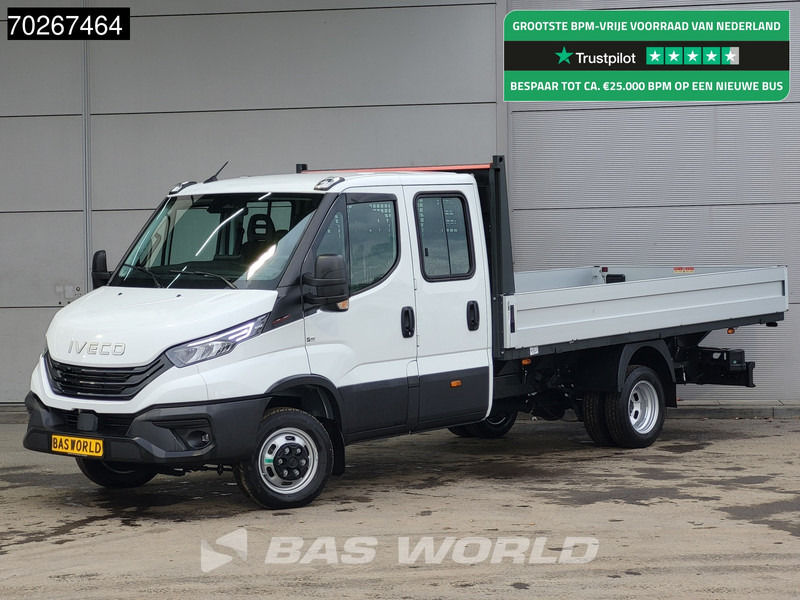 Iveco Daily 35C18 3.0L Open Laadbak 180PK Navi Airco Cruise Camera Parkeersensoren 3,5t Trekgewicht Euro6 Pritsche Pickup Open Box Airco Cru - Flatbed van: picture 1 Iveco Daily 35C18 3.0L Open Laadbak 180PK Navi Airco Cruise Camera Parkeersensoren 3,5t Trekgewicht Euro6 Pritsche Pickup Open Box Airco Cru - Flatbed van: picture 1