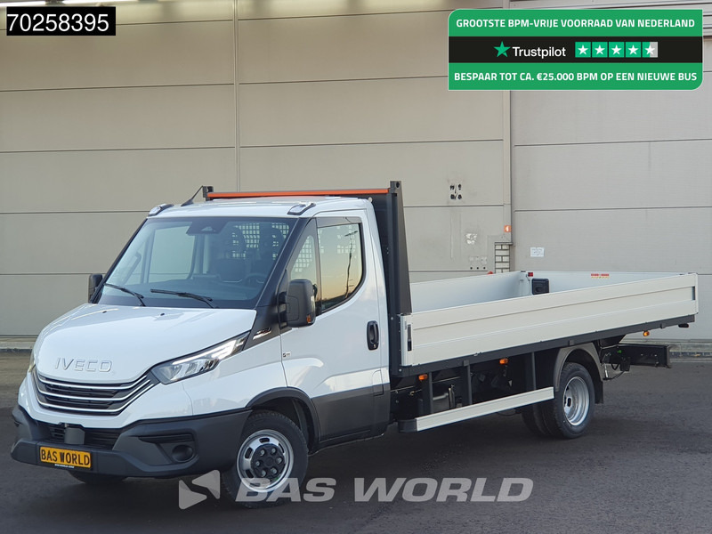 Iveco Daily 35C21 3.0L 210PK Automaat 485cm lange Open Laadbak Dubbellucht Pickup CarPlay ACC Airco - Flatbed van: picture 1 Iveco Daily 35C21 3.0L 210PK Automaat 485cm lange Open Laadbak Dubbellucht Pickup CarPlay ACC Airco - Flatbed van: picture 1