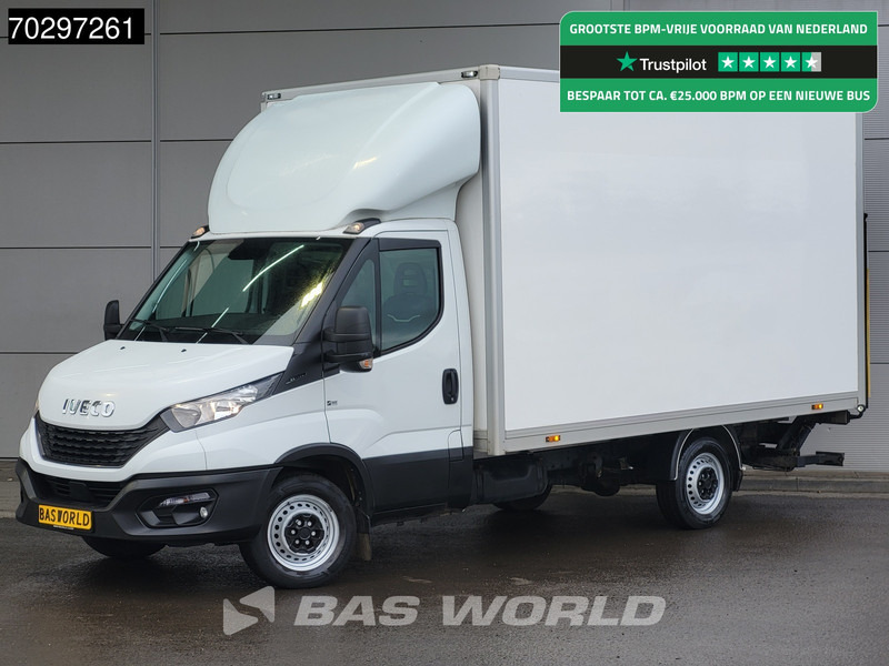 Iveco Daily 35S14 Laadklep Zijdeur Bakwagen Airco Cruise Standkachel Euro6 Meubelbak Koffer Airco Cruise control - Box van: picture 1 Iveco Daily 35S14 Laadklep Zijdeur Bakwagen Airco Cruise Standkachel Euro6 Meubelbak Koffer Airco Cruise control - Box van: picture 1