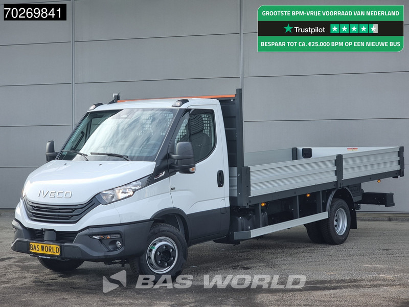 Iveco Daily 70C18 3.0L Automaat 525cm Open laadbak XXL Trekhaak ACC Navi Airco Pickup Pritsche Airco Trekhaak - Flatbed van: picture 1 Iveco Daily 70C18 3.0L Automaat 525cm Open laadbak XXL Trekhaak ACC Navi Airco Pickup Pritsche Airco Trekhaak - Flatbed van: picture 1