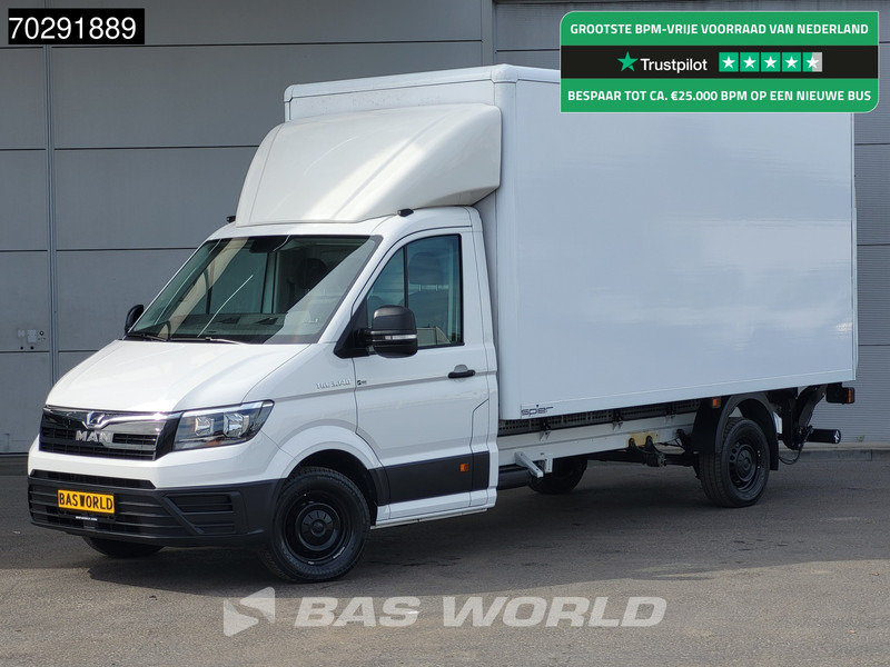 MAN TGE 3.140 Laadklep Automaat Bakwagen Airco Cruise Camera Euro6 Meubelbak Koffer 20m3 Airco Cruise control - Box van: picture 1 MAN TGE 3.140 Laadklep Automaat Bakwagen Airco Cruise Camera Euro6 Meubelbak Koffer 20m3 Airco Cruise control - Box van: picture 1