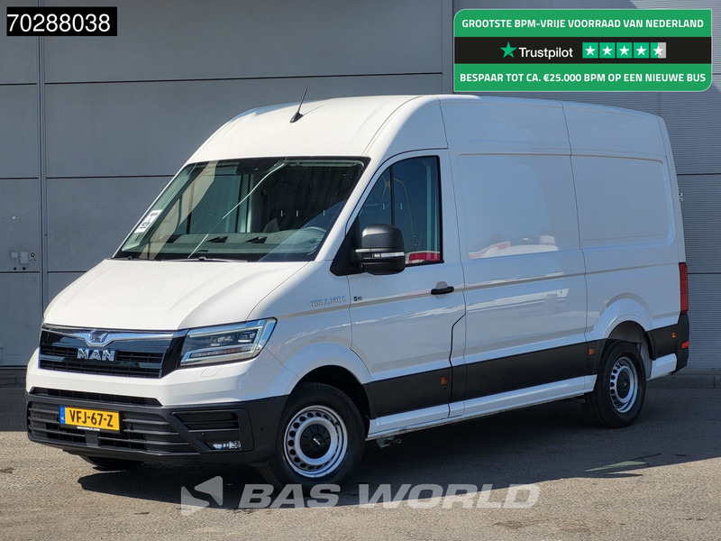 MAN eTGE 3.140 Elektrisch 115km WLTP 36kWh L3H3 LED Navi Airco Cruise Camera Parkeersensoren L2H2 12m3 Airco Cruise control - Panel van, Electric van: picture 1 MAN eTGE 3.140 Elektrisch 115km WLTP 36kWh L3H3 LED Navi Airco Cruise Camera Parkeersensoren L2H2 12m3 Airco Cruise control - Panel van, Electric van: picture 1