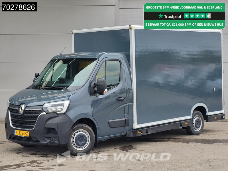 Renault Master 150PK Bakwagen Airco Cruise Luchtvering Meubelbak Plancher Verkoopwagen Foodtruck Paardenwagen 18m3 Airco Cruise control - Box van: picture 1 Renault Master 150PK Bakwagen Airco Cruise Luchtvering Meubelbak Plancher Verkoopwagen Foodtruck Paardenwagen 18m3 Airco Cruise control - Box van: picture 1