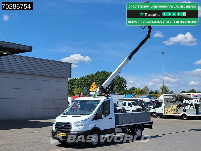 Ford Transit 130pk Hoogwerker 11meter Werkhoogte Trekhaak Airco Cruise Euro6 Nacelle Arbeitsbühne 1Personen Trekhaak Cruise control - Van: picture 1 Ford Transit 130pk Hoogwerker 11meter Werkhoogte Trekhaak Airco Cruise Euro6 Nacelle Arbeitsbühne 1Personen Trekhaak Cruise control - Van: picture 1