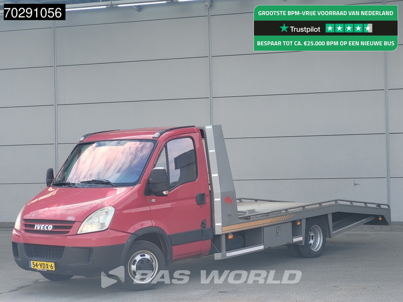 Van Iveco Daily 35C15 3.0L Tijhof Autotransporter 3500kg trekhaak Lier APK 07/2026 Cartransporter Oprijwagen Trekhaak: picture 1