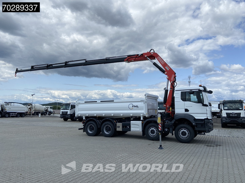 MAN TGS 35.440 8X4 NEW! Fassi F275.026 Kran Crane 13m3 3-Sided Tipper Big-Axle Euro 6 - Tipper, Crane truck: picture 3 MAN TGS 35.440 8X4 NEW! Fassi F275.026 Kran Crane 13m3 3-Sided Tipper Big-Axle Euro 6 - Tipper, Crane truck: picture 3
