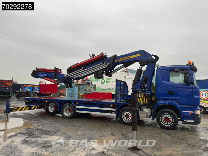 Scania R420 8X2 Palfinger PK100002 Crane Kran + PJ170 JIB Lift Axle Euro 4 - Dropside/ Flatbed truck, Crane truck: picture 3 Scania R420 8X2 Palfinger PK100002 Crane Kran + PJ170 JIB Lift Axle Euro 4 - Dropside/ Flatbed truck, Crane truck: picture 3