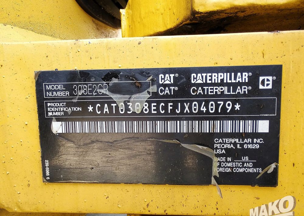 Crawler excavator Caterpillar 308 E2CR: picture 12 Crawler excavator Caterpillar 308 E2CR: picture 12