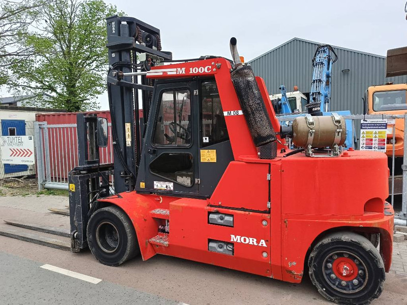 LPG forklift MORA M 100 C 10 ton heftrucl forklift stapler lpg gas: picture 1
