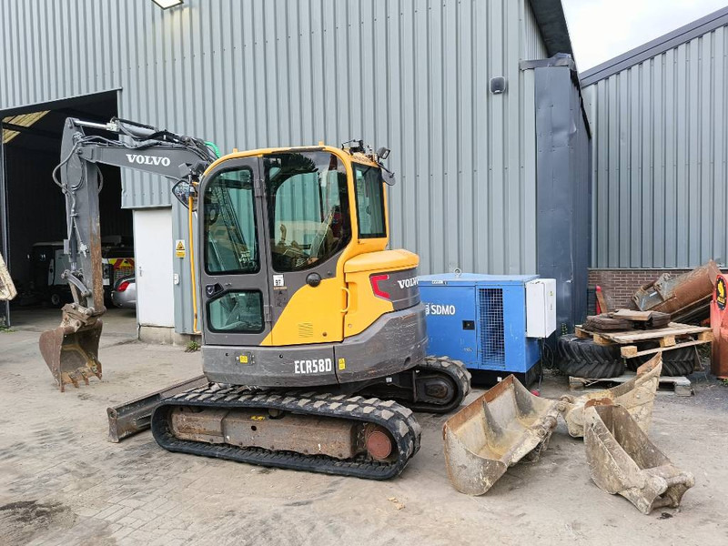 Volvo ECR 58 D rups graafmachine tracked excavator bagge - Mini excavator: picture 1 Volvo ECR 58 D rups graafmachine tracked excavator bagge - Mini excavator: picture 1