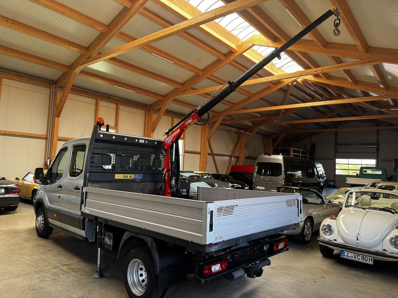 Ford Transit FT 350 DokaTdCI 1.2t Fassi Kran - Flatbed van, Combi van: picture 2 Ford Transit FT 350 DokaTdCI 1.2t Fassi Kran - Flatbed van, Combi van: picture 2