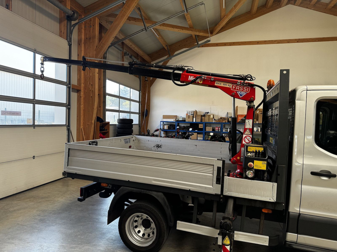 Ford Transit FT 350 DokaTdCI 1.2t Fassi Kran - Flatbed van, Combi van: picture 5 Ford Transit FT 350 DokaTdCI 1.2t Fassi Kran - Flatbed van, Combi van: picture 5