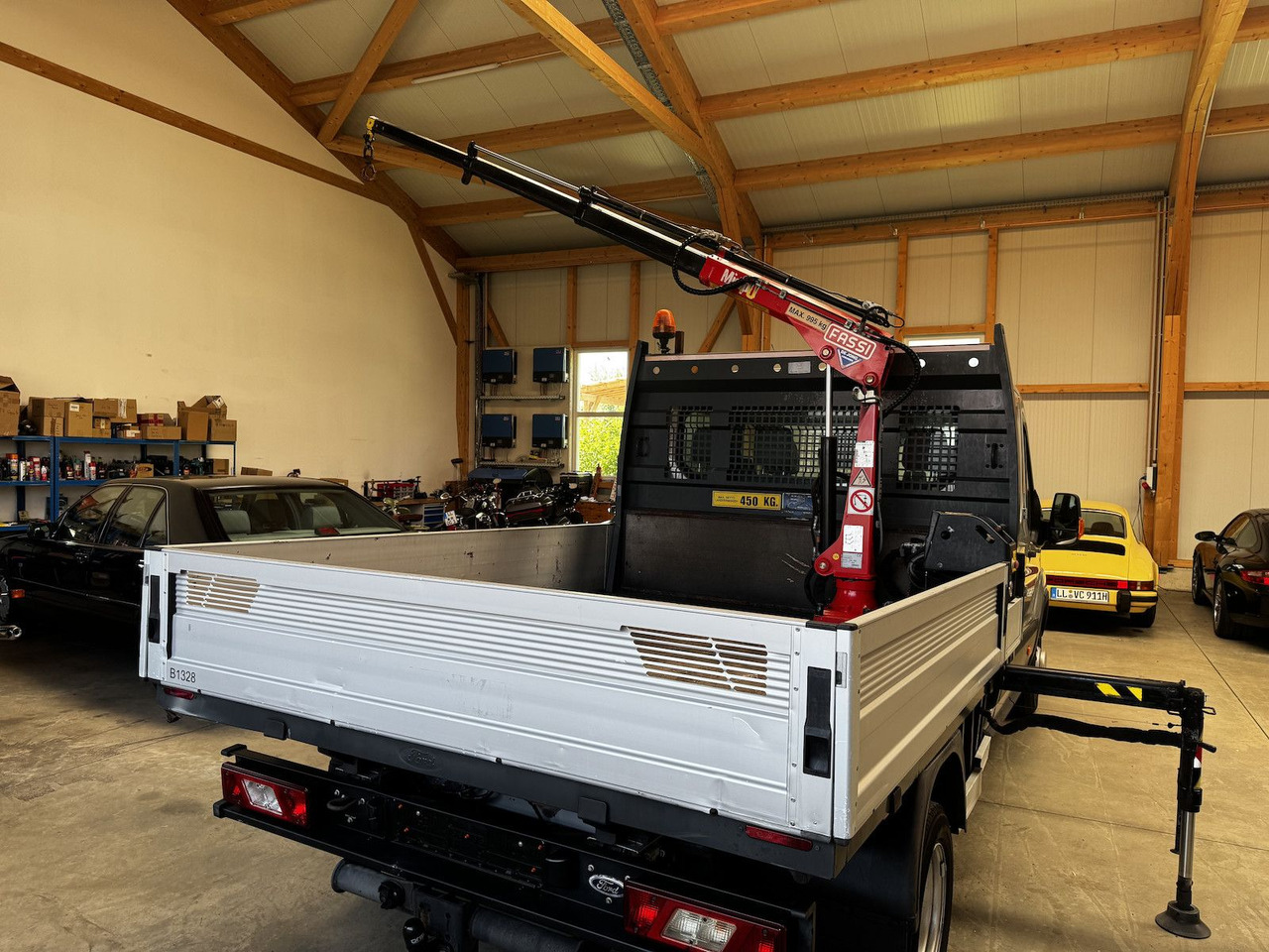 Ford Transit FT 350 DokaTdCI 1.2t Fassi Kran - Flatbed van, Combi van: picture 3 Ford Transit FT 350 DokaTdCI 1.2t Fassi Kran - Flatbed van, Combi van: picture 3