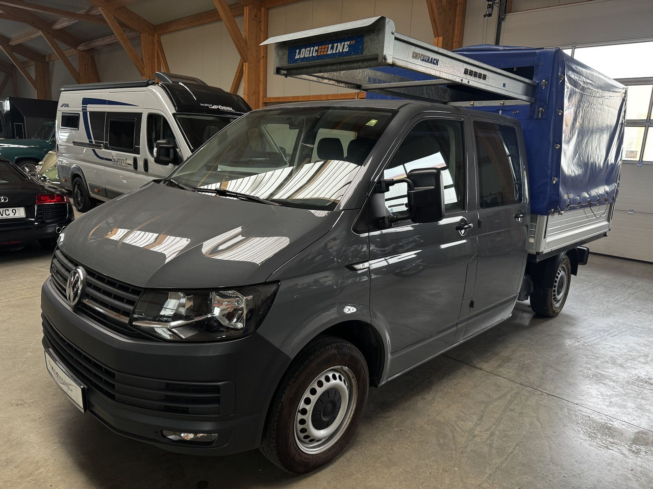 Volkswagen T6 Doka 2.0 TDI 4Motion Plane puregrey - Curtain side van, Combi van: picture 1 Volkswagen T6 Doka 2.0 TDI 4Motion Plane puregrey - Curtain side van, Combi van: picture 1