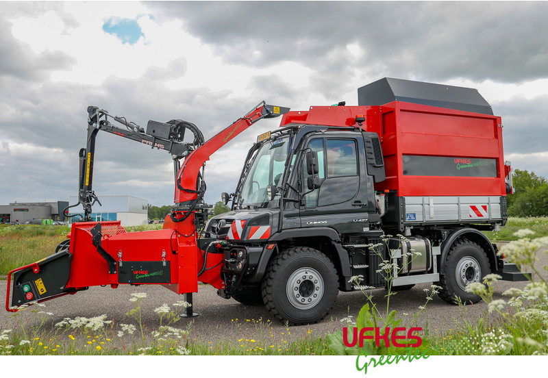 Mercedes-Benz Unimog U 427 Greentec woodchipper combi - Van: picture 2 Mercedes-Benz Unimog U 427 Greentec woodchipper combi - Van: picture 2