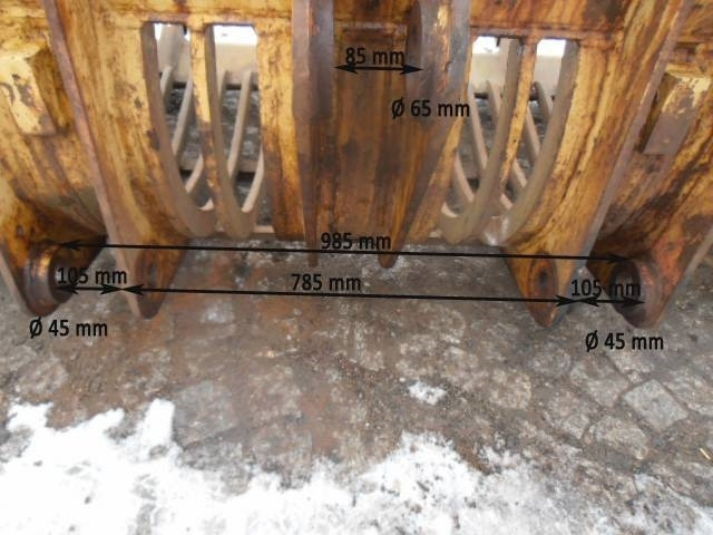 Excavator bucket ŁYŻKA DO KOPANIA PRZESIEWAJĄCA CAT 936: picture 1