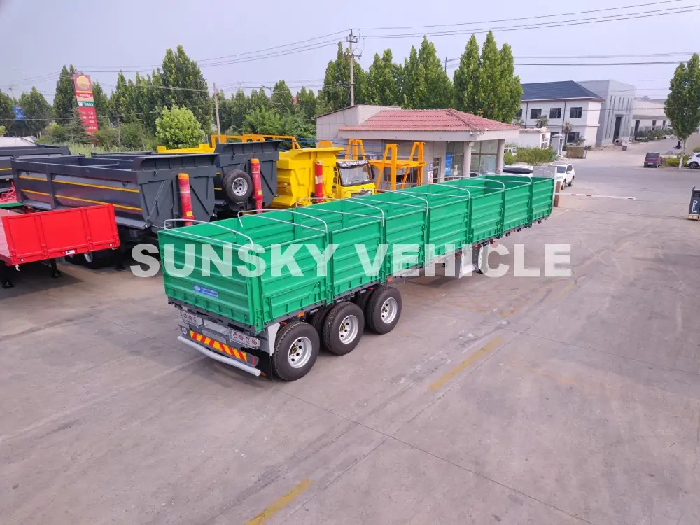 SUNSKY HENRED TYPRE DROPSIDE TRAILER - Dropside/ Flatbed semi-trailer: picture 2 SUNSKY HENRED TYPRE DROPSIDE TRAILER - Dropside/ Flatbed semi-trailer: picture 2