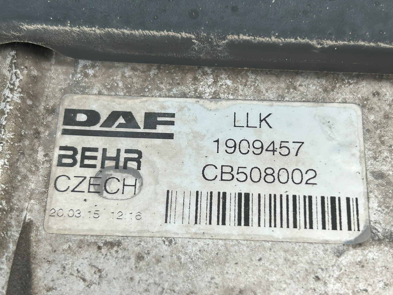 DAF CF EURO 6 COOLER SET - Radiator for Truck: picture 5 DAF CF EURO 6 COOLER SET - Radiator for Truck: picture 5