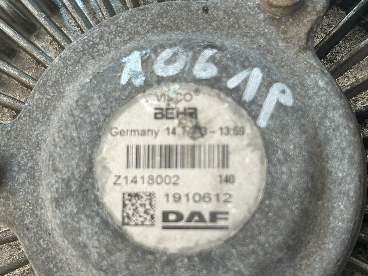 DAF VISCOTIC CLUTCH VISCO DAF XF 106 460 - Fan: picture 5 DAF VISCOTIC CLUTCH VISCO DAF XF 106 460 - Fan: picture 5