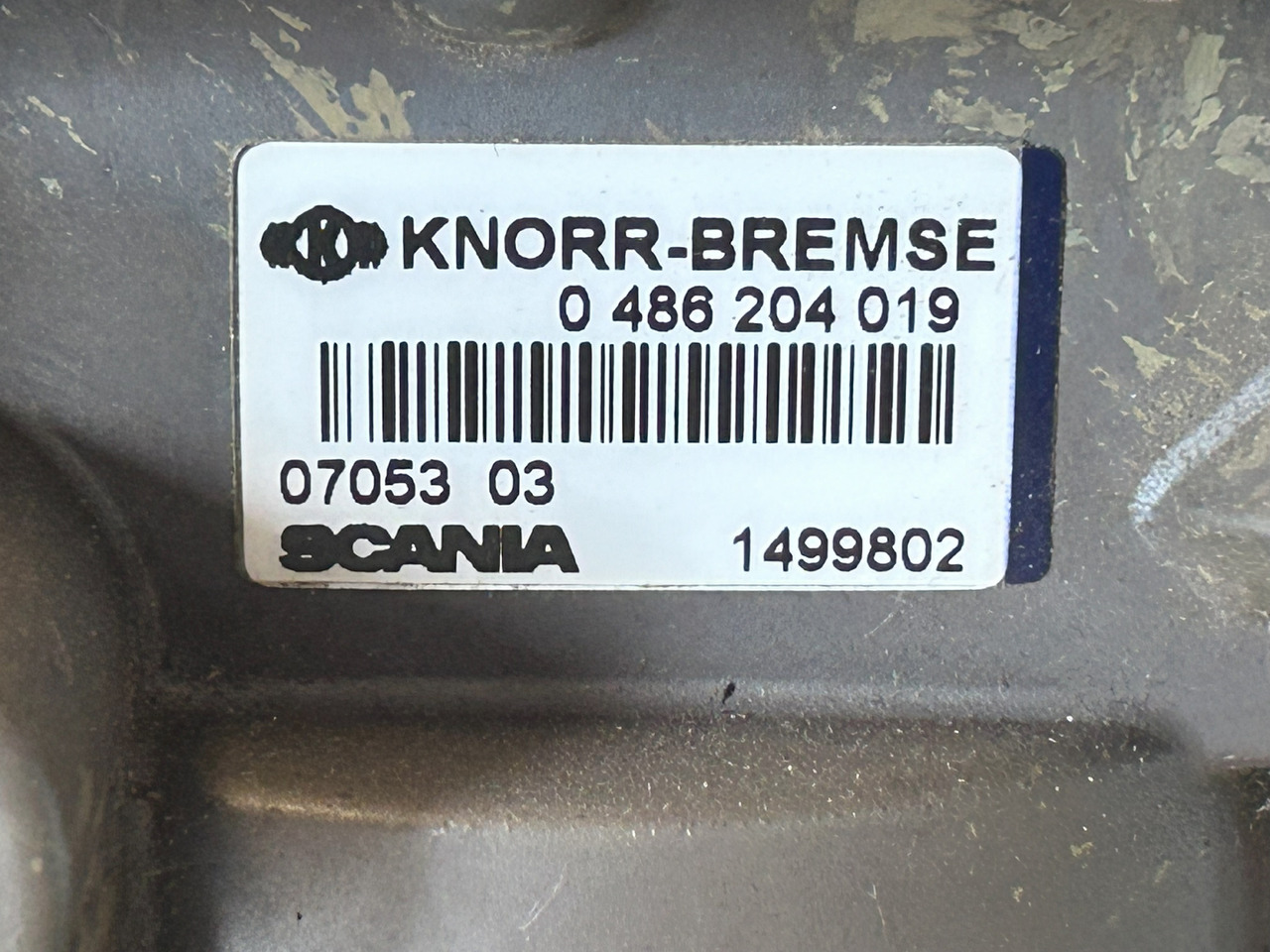 KNORR-BREMSE REAR AXLE EBS MODULATOR SCANIA - Brake valve: picture 5 KNORR-BREMSE REAR AXLE EBS MODULATOR SCANIA - Brake valve: picture 5