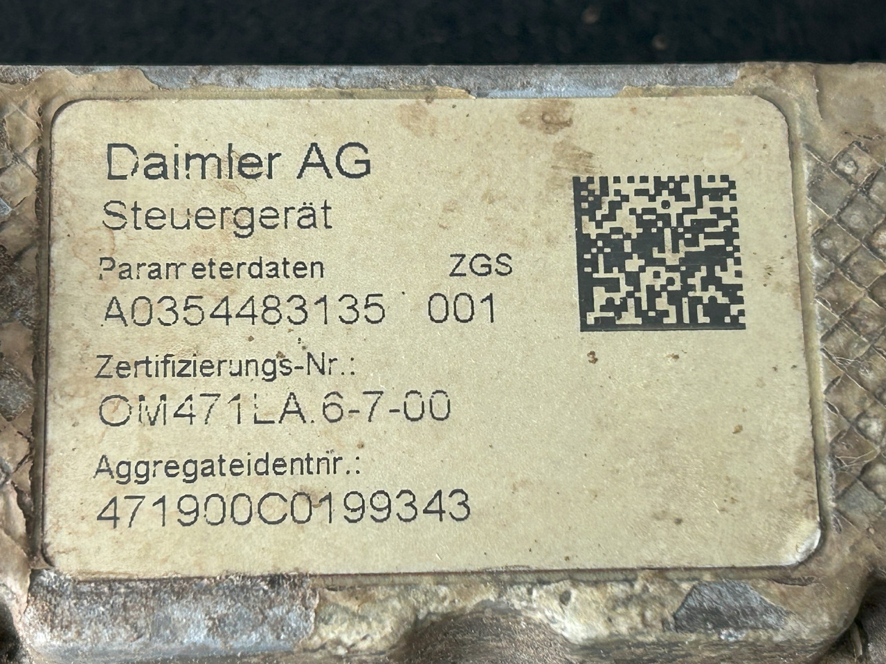 MERCEDES MCM 2.1 ACTROS MP4 - ECU for Truck: picture 4 MERCEDES MCM 2.1 ACTROS MP4 - ECU for Truck: picture 4