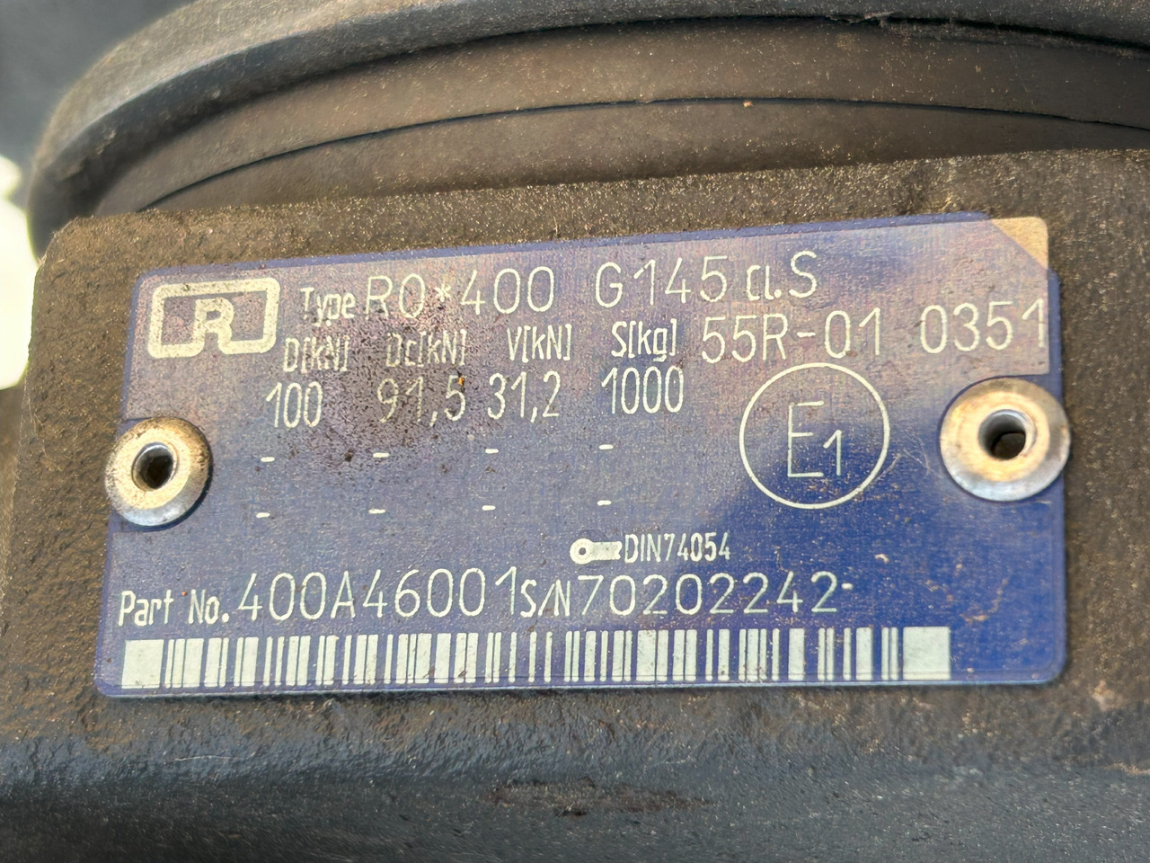 ROCKINGER RO 400 G145HOOK AUTOMATIC COUPLING RO400A46001 DAF XF 106 - Universal part for Truck: picture 3 ROCKINGER RO 400 G145HOOK AUTOMATIC COUPLING RO400A46001 DAF XF 106 - Universal part for Truck: picture 3