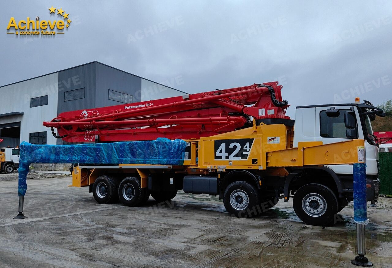 Concrete pump truck PUTZMEISTER Mercedes-Benz Actros 4141 concrete pumpM42-4R 170 m³【ACHIEVE】TOP CONDITION!!!: picture 6