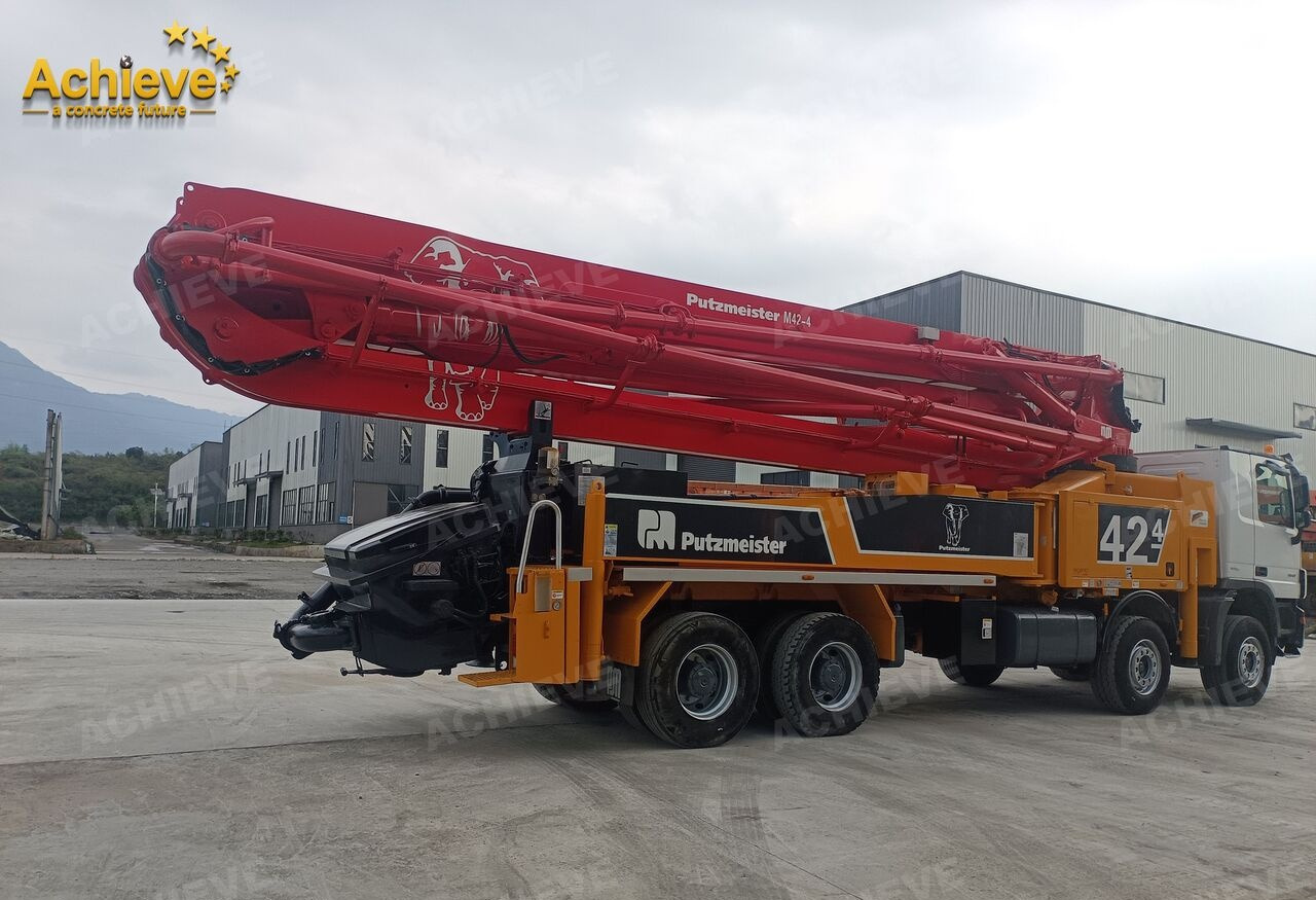 Concrete pump truck PUTZMEISTER Mercedes-Benz Actros 4141 concrete pumpM42-4R 170 m³【ACHIEVE】TOP CONDITION!!!: picture 12