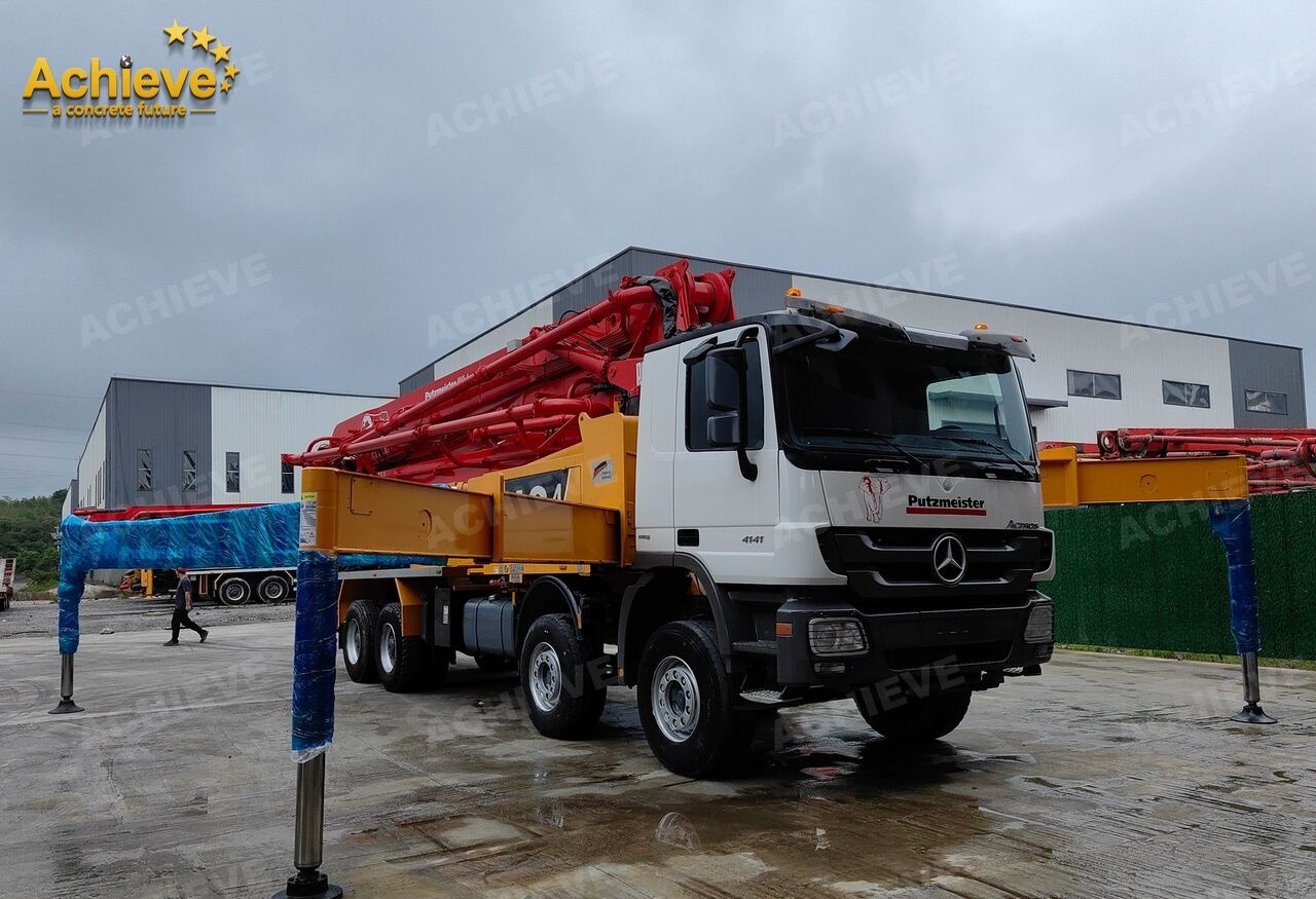 Concrete pump truck PUTZMEISTER Mercedes-Benz Actros 4141 concrete pumpM42-4R 170 m³【ACHIEVE】TOP CONDITION!!!: picture 14