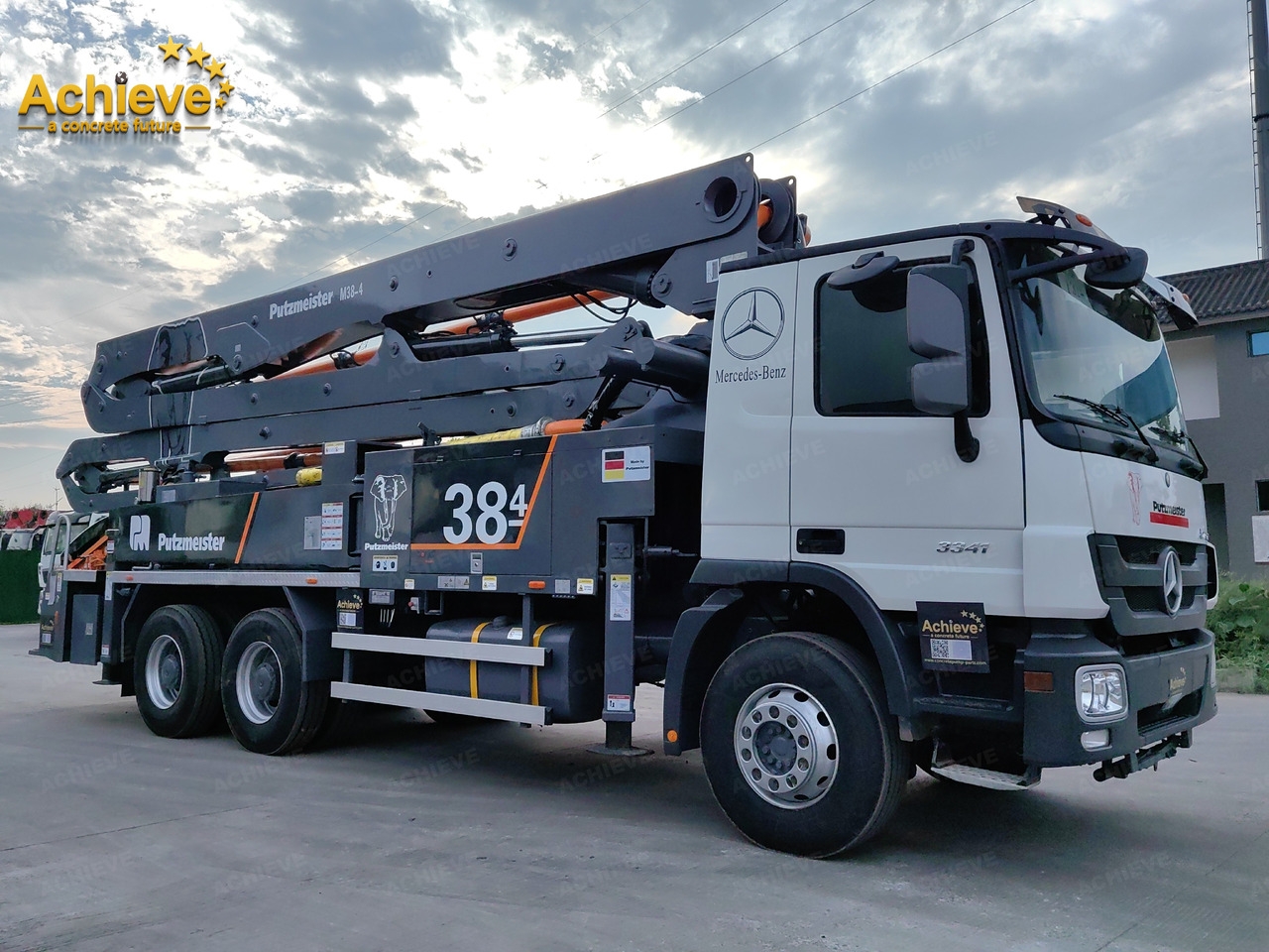 PUTZMEISTER PUTZMEISTER M38-4Z 2013 HOT SALE Mercedes-Benz【ACHIEVE】TOP CONDITION!!! - Concrete pump truck: picture 1 PUTZMEISTER PUTZMEISTER M38-4Z 2013 HOT SALE Mercedes-Benz【ACHIEVE】TOP CONDITION!!! - Concrete pump truck: picture 1