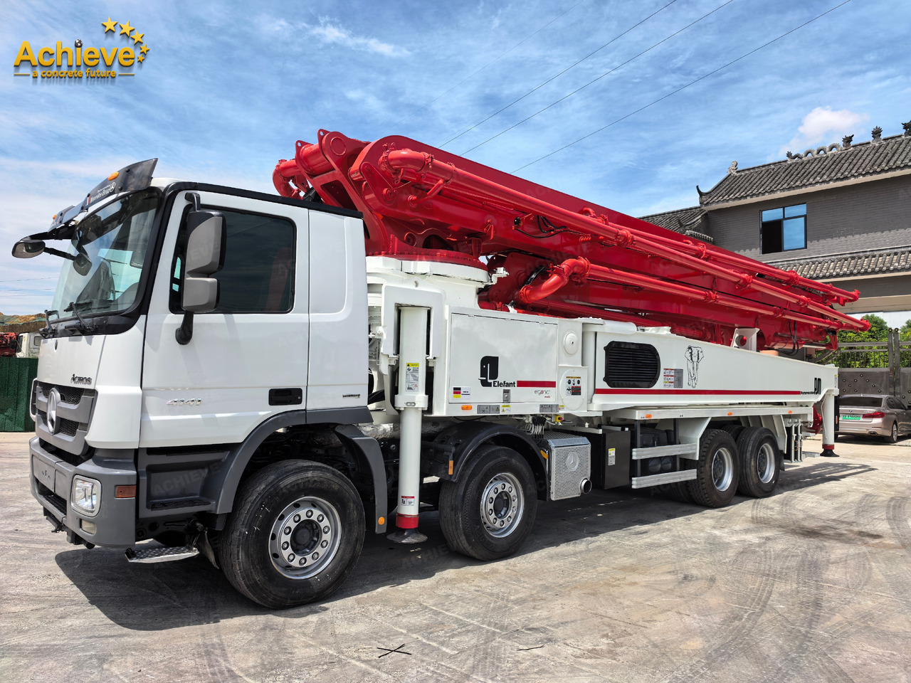 Putzmeister Putzmeister M56-4RZ Actros 4141Mercedes-Benz Concrete pump truck 【ACHIEVE】TOP CONDITION!!! - Concrete pump truck: picture 2 Putzmeister Putzmeister M56-4RZ Actros 4141Mercedes-Benz Concrete pump truck 【ACHIEVE】TOP CONDITION!!! - Concrete pump truck: picture 2