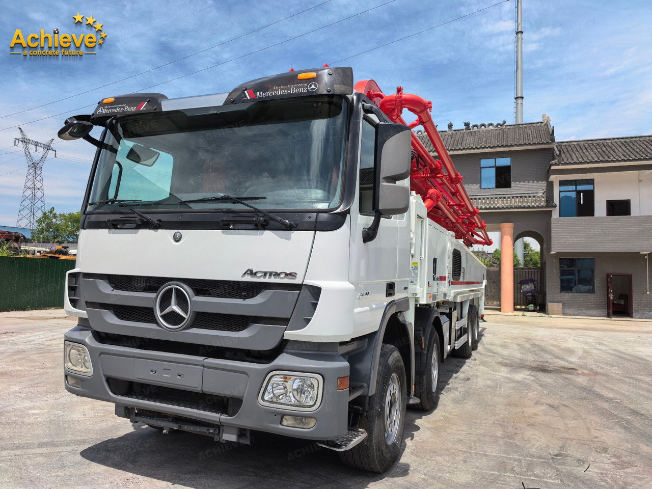 Putzmeister Putzmeister M56-4RZ Actros 4141Mercedes-Benz Concrete pump truck 【ACHIEVE】TOP CONDITION!!! - Concrete pump truck: picture 4 Putzmeister Putzmeister M56-4RZ Actros 4141Mercedes-Benz Concrete pump truck 【ACHIEVE】TOP CONDITION!!! - Concrete pump truck: picture 4