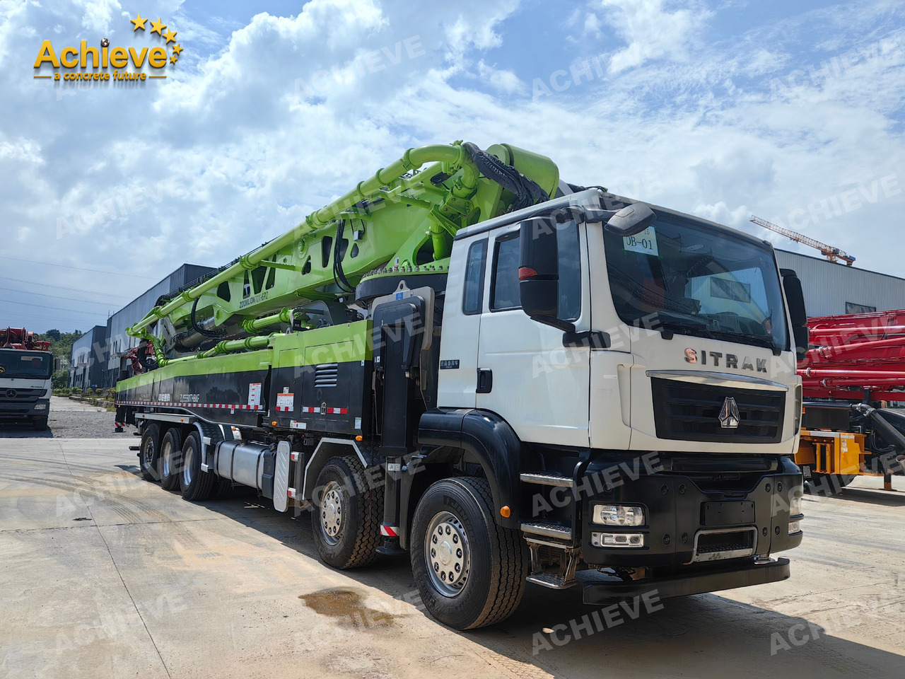 Zoomlion Zoomlion 70M 70X-6RZ Concrete pump truck ACTROS 4141 【ACHIEVE】TOP CONDITION!!! - Concrete pump truck: picture 1 Zoomlion Zoomlion 70M 70X-6RZ Concrete pump truck ACTROS 4141 【ACHIEVE】TOP CONDITION!!! - Concrete pump truck: picture 1