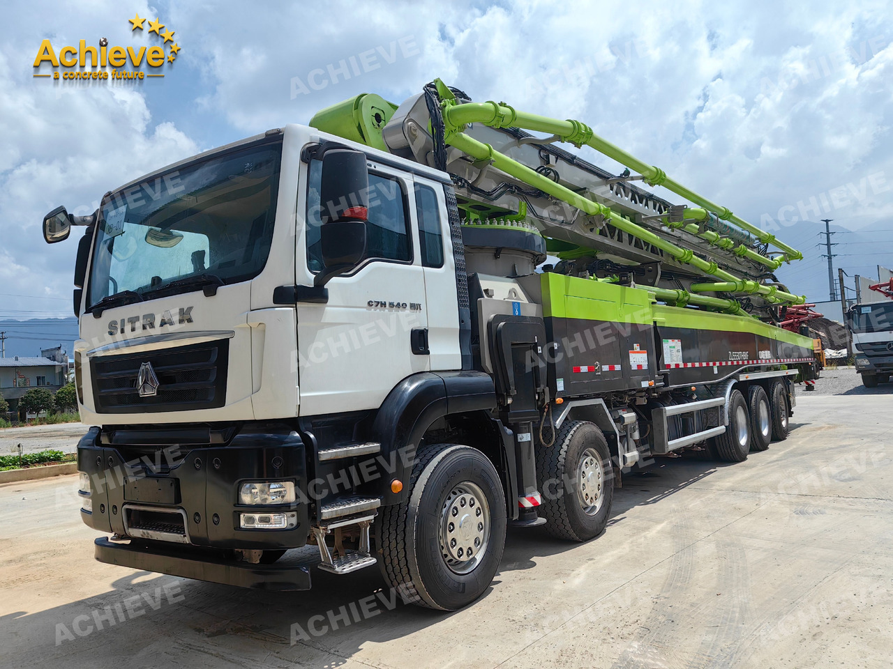 Zoomlion Zoomlion 70M 70X-6RZ Concrete pump truck ACTROS 4141 【ACHIEVE】TOP CONDITION!!! - Concrete pump truck: picture 2 Zoomlion Zoomlion 70M 70X-6RZ Concrete pump truck ACTROS 4141 【ACHIEVE】TOP CONDITION!!! - Concrete pump truck: picture 2