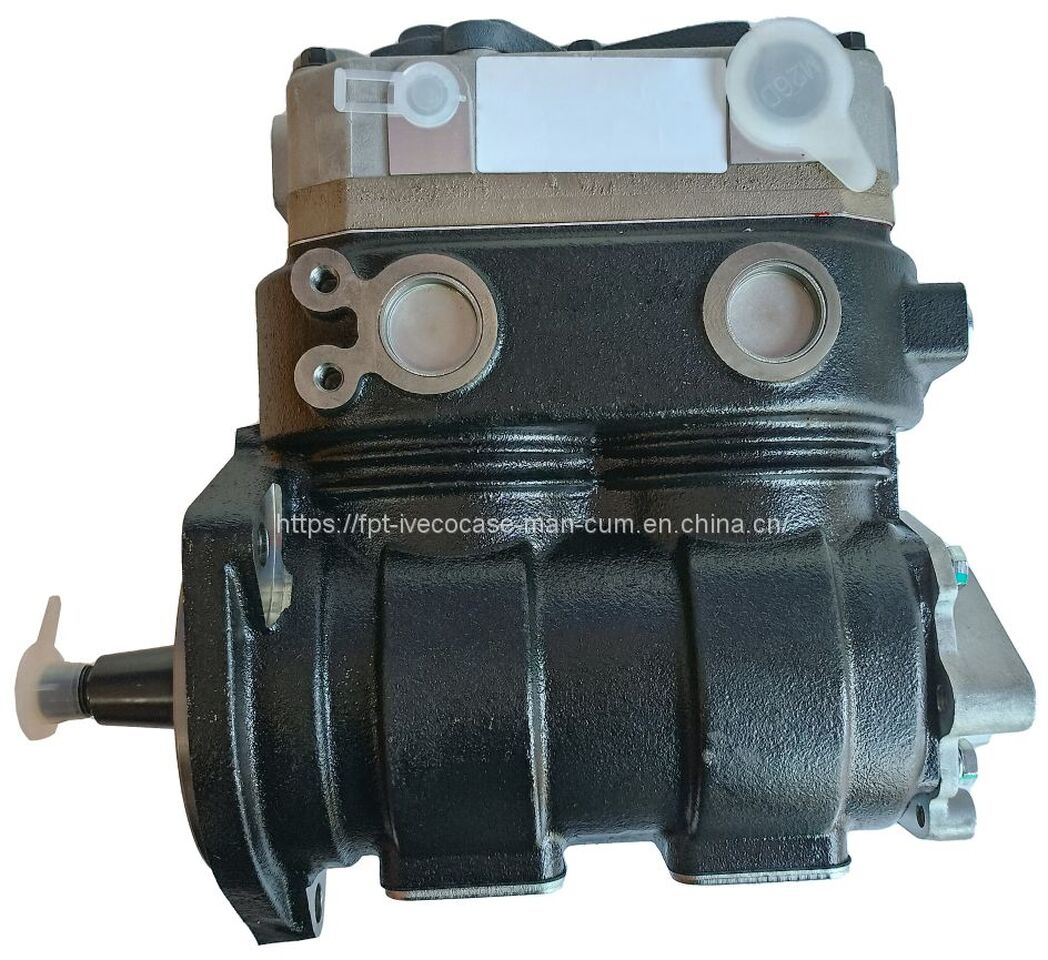 FPT IVECO CASE Cursor9 F2CFE614A*B041/F2CGE614F*V004 5802431166 Double cylinder air pump 504293730/5802497411 - Air brake compressor: picture 3 FPT IVECO CASE Cursor9 F2CFE614A*B041/F2CGE614F*V004 5802431166 Double cylinder air pump 504293730/5802497411 - Air brake compressor: picture 3