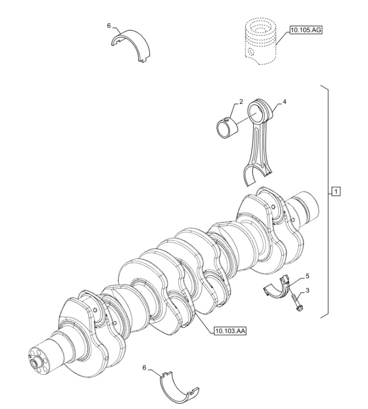 IVECO FPT F4HFE613Y F4DFE614B F4DFE613N Connecting Rod 5801441818 5802086556 5801839911 - Connecting rod: picture 2 IVECO FPT F4HFE613Y F4DFE614B F4DFE613N Connecting Rod 5801441818 5802086556 5801839911 - Connecting rod: picture 2