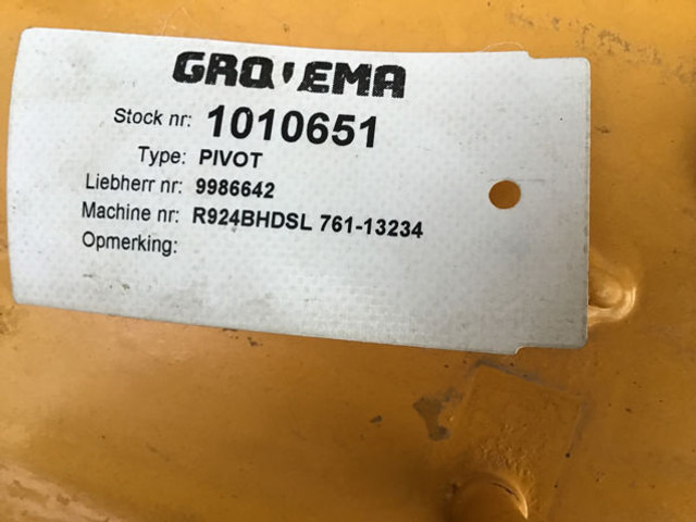 Liebherr R914B / R924 B - Attachment: picture 5 Liebherr R914B / R924 B - Attachment: picture 5