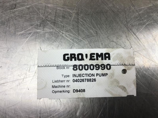 Bosch Fuel Injection Pump D9408 - Fuel pump: picture 3 Bosch Fuel Injection Pump D9408 - Fuel pump: picture 3