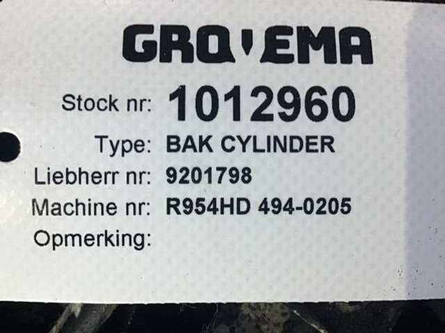 Liebherr Bucket Cylinder - Hydraulic cylinder: picture 2 Liebherr Bucket Cylinder - Hydraulic cylinder: picture 2