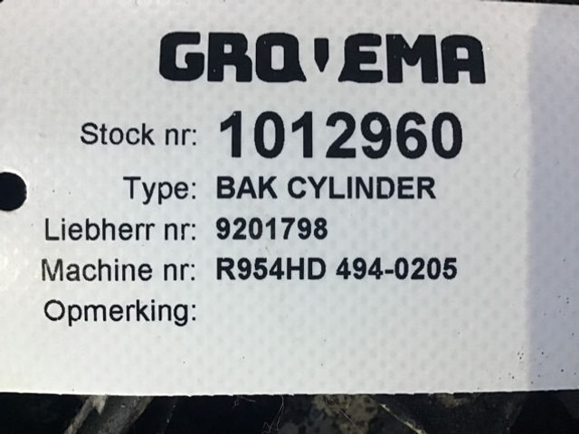 Liebherr Bucket Cylinder - Hydraulic cylinder: picture 5 Liebherr Bucket Cylinder - Hydraulic cylinder: picture 5