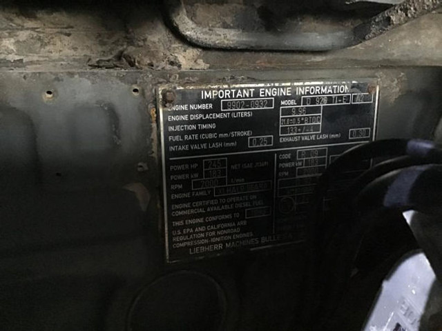 Engine Liebherr D926TIE: picture 16