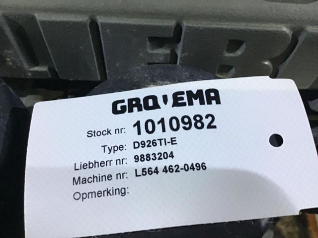Engine Liebherr D926TIE: picture 17