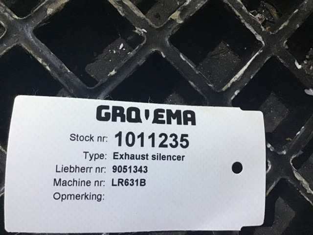 Liebherr Exhaust Silencer - Exhaust pipe: picture 5 Liebherr Exhaust Silencer - Exhaust pipe: picture 5