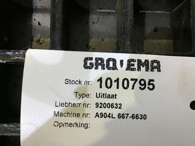 Liebherr Exhaust Silencer - Muffler: picture 5 Liebherr Exhaust Silencer - Muffler: picture 5