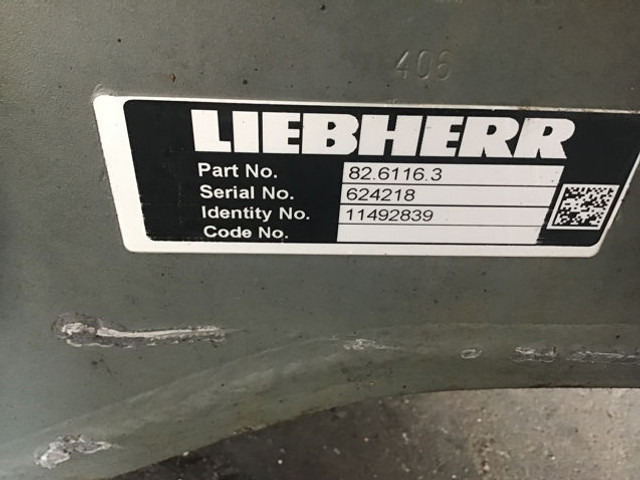Liebherr Rear Axle - Axle and parts: picture 1 Liebherr Rear Axle - Axle and parts: picture 1