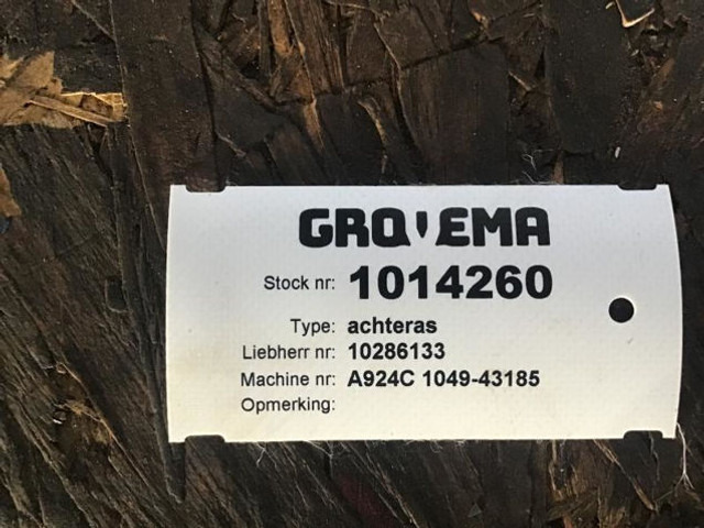 Axle and parts Liebherr Rearaxle MTE3070: picture 7