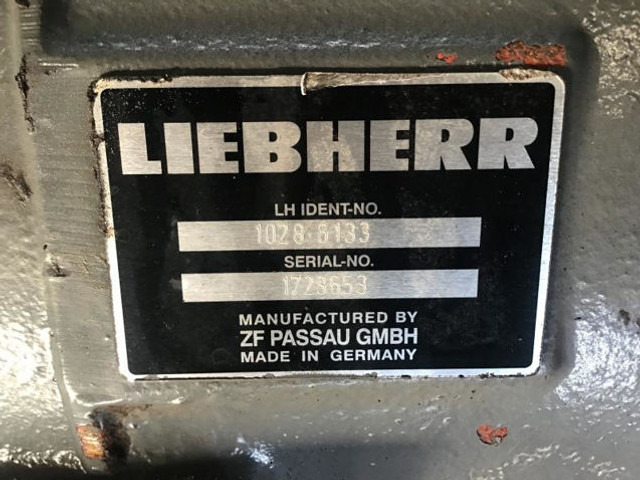 Axle and parts Liebherr Rearaxle MTE3070: picture 6
