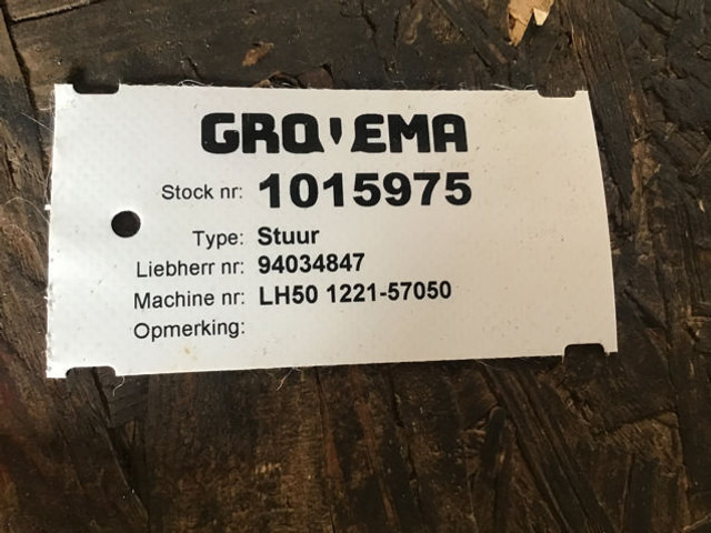 Steering wheel Liebherr Steering Column: picture 1