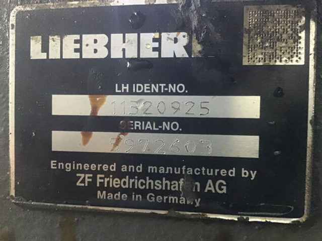 Liebherr Transmission - Gearbox: picture 4 Liebherr Transmission - Gearbox: picture 4
